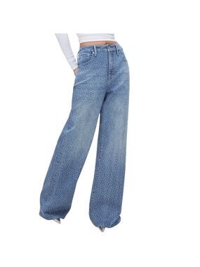 Lizette Collection High Waisted Jeans with Rhinestones 5 pockets size XL NEW NWT